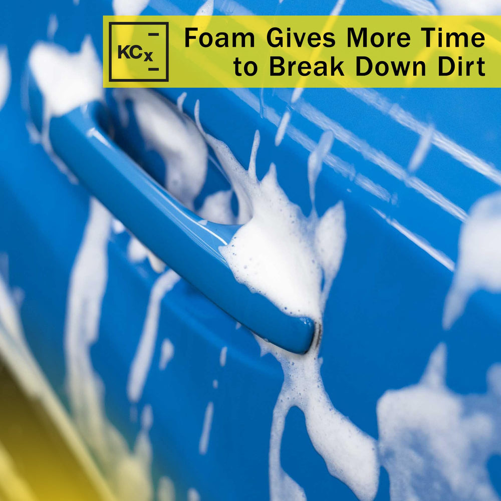 KOCHCHEMIE Active Foam in a car wash setup ready for use.
