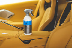 KOCHCHEMIE Allround Surface Cleaner safe on plastic and leather.