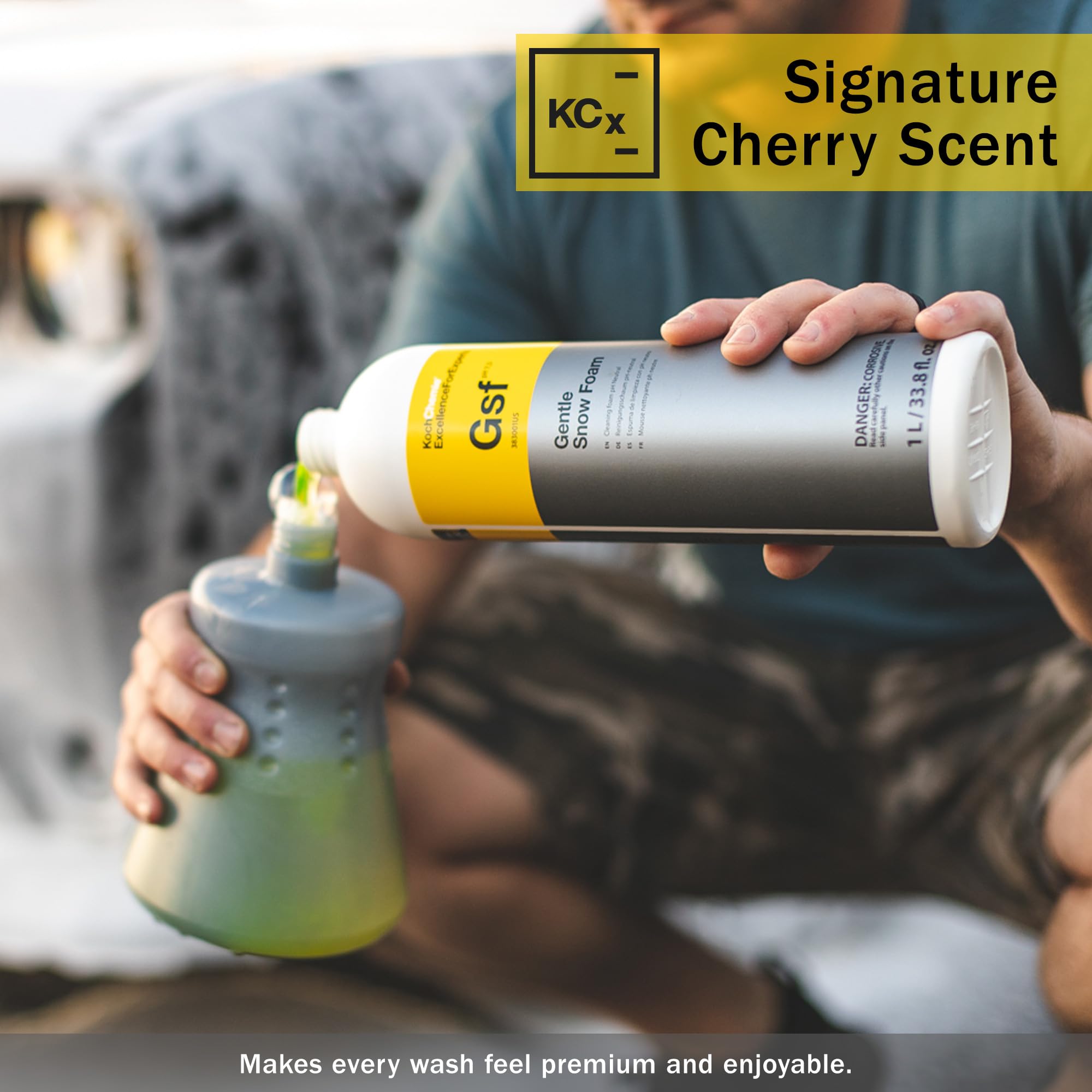 KOCHCHEMIE Gentle Snow Foam 1 liter bottle for home car care
