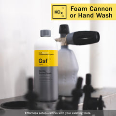KOCHCHEMIE Gentle Snow Foam coats the car for even coverage during wash