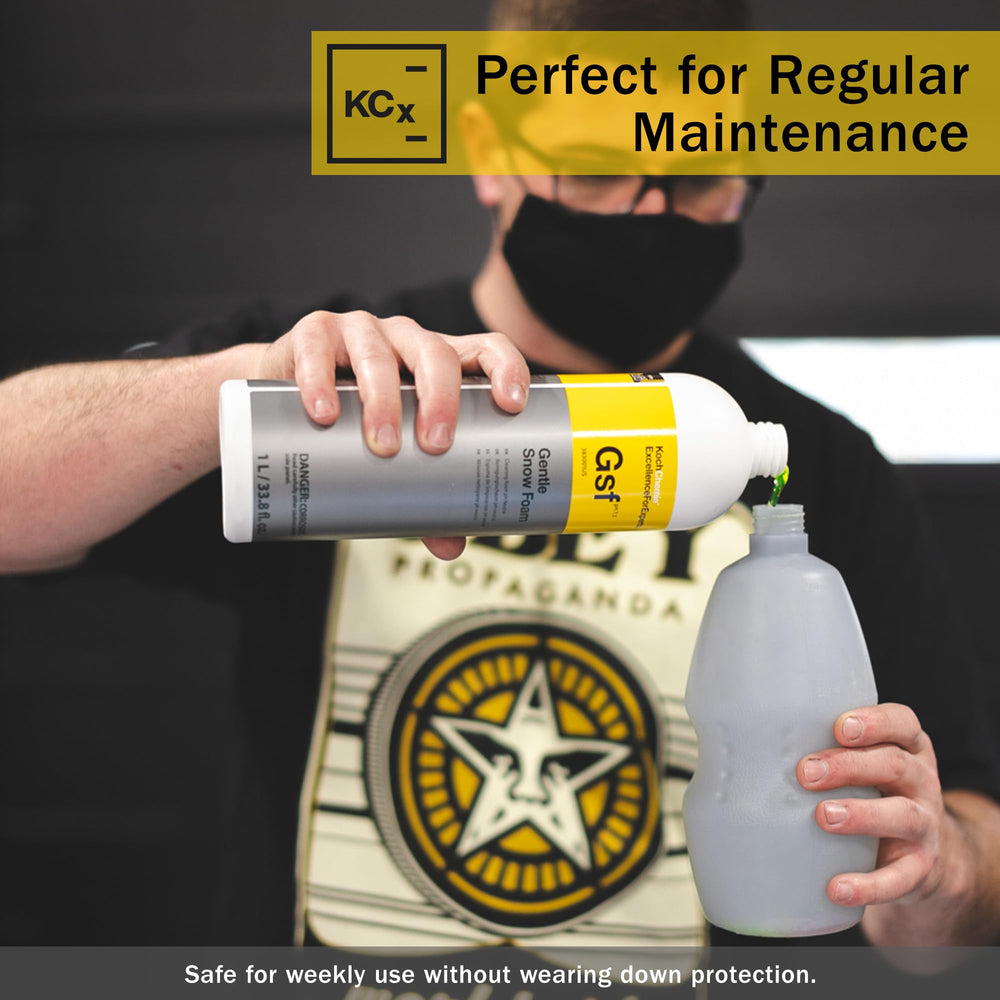 KOCHCHEMIE Gentle Snow Foam is safe on sealed surfaces