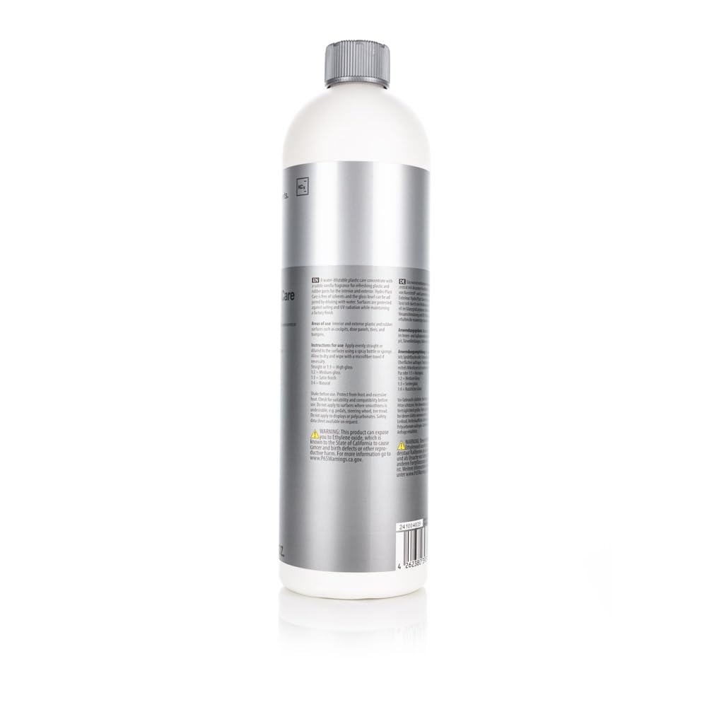 KOCHCHEMIE Hydro Plast Care applied to interior plastics for a refreshed look.