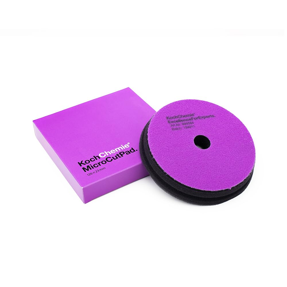 KOCHCHEMIE Micro Cut Pad V2 tackles holograms on curved panels with control.