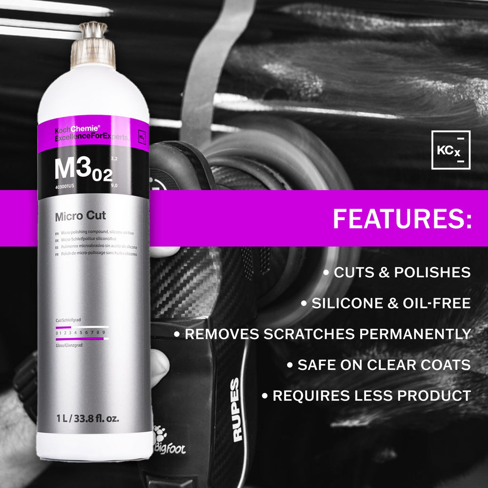 Koch-Chemie Micro Cut application pad ready for safe use
