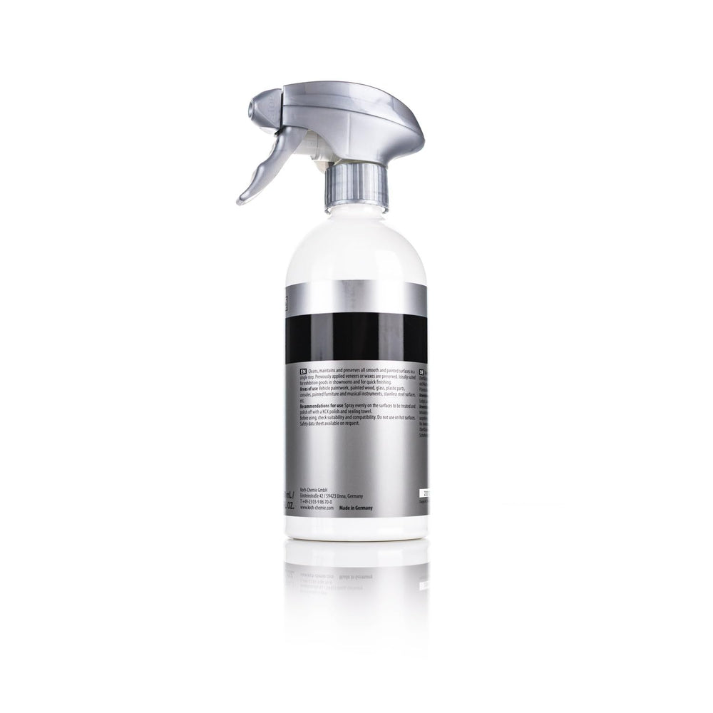 KOCHCHEMIE Quick & Shine on plastic parts restores color and clarity.