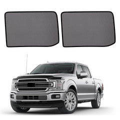 KOCZIL f150 rear window shade provides privacy for backseat travelers.