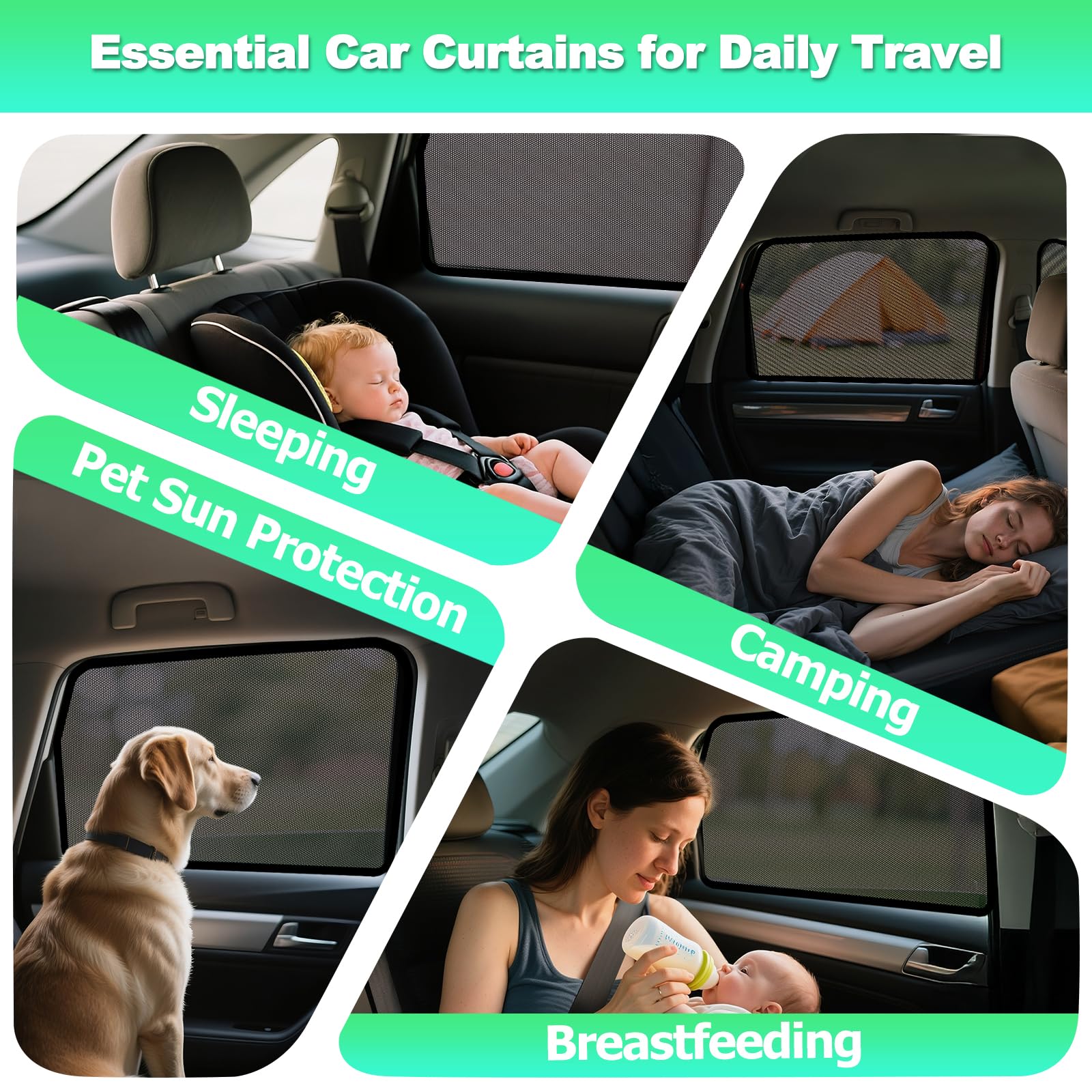 KOCZIL lightweight mesh shade maintains window operation and flexibility.