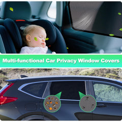 KOCZIL privacy backseat shade creates a private space for passengers.