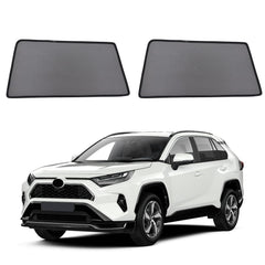 KOCZIL Rav4 rear window shade closeup blocks glare and sun exposure
