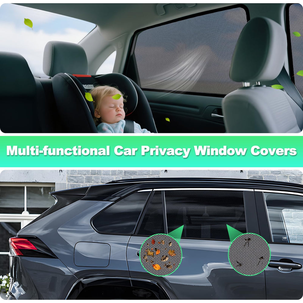 KOCZIL Rav4 shade blocks UV rays and reduces interior heat