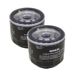 Kohler 2-pack oil filter for CH18-CH25 and CV18-CV25 promotes clean oil flow.