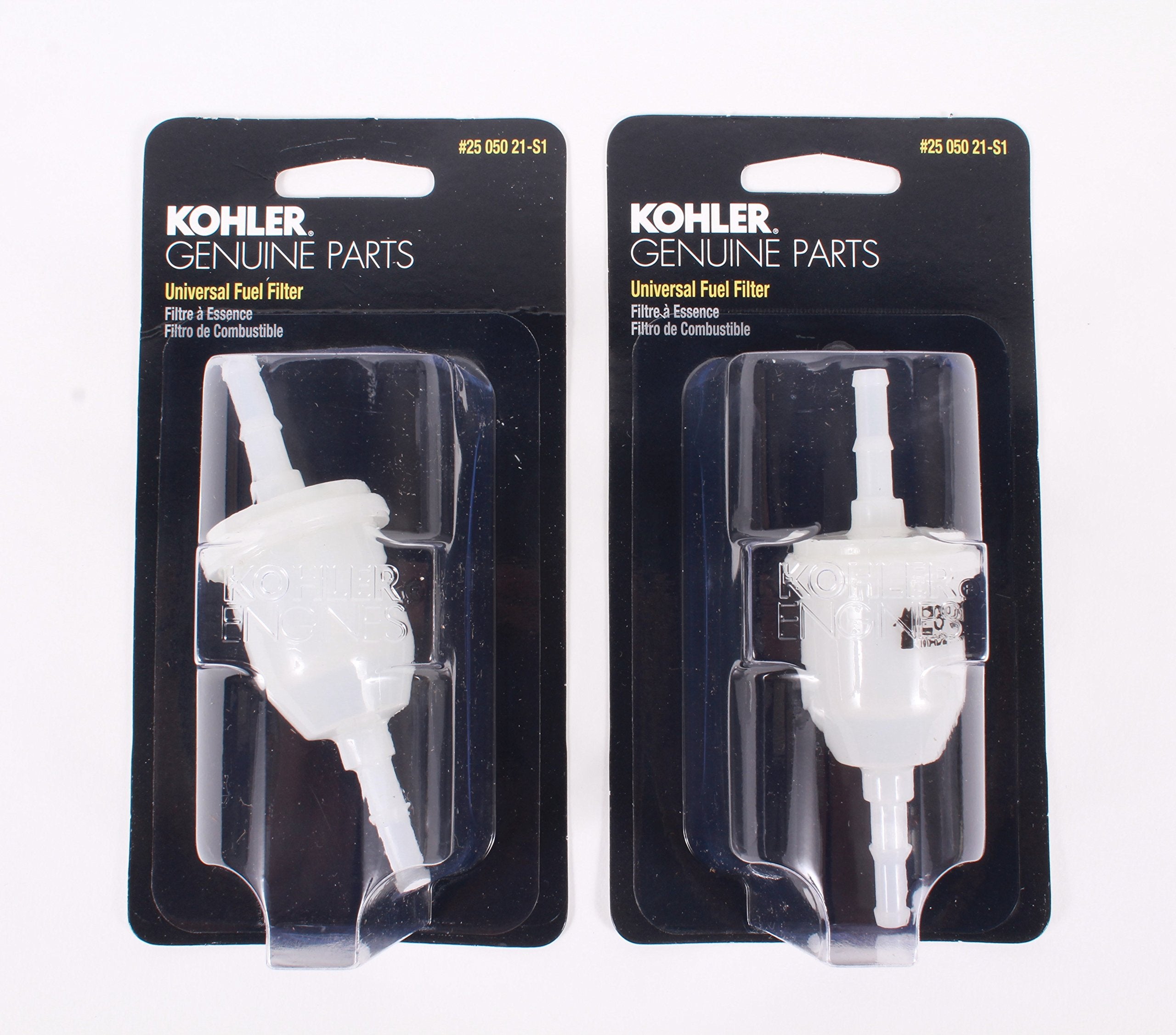 Kohler 25-050-21-S1 fuel filter front view for OEM replacement