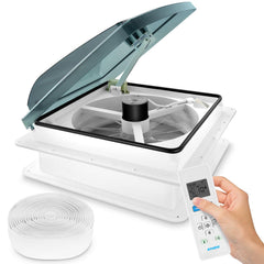 Kohree 14-inch RV vent fan remote control for easy air flow adjustments on the go