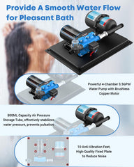 Kohree accumulator tank 125 PSI pre-pressurized for reliable constant pressure.