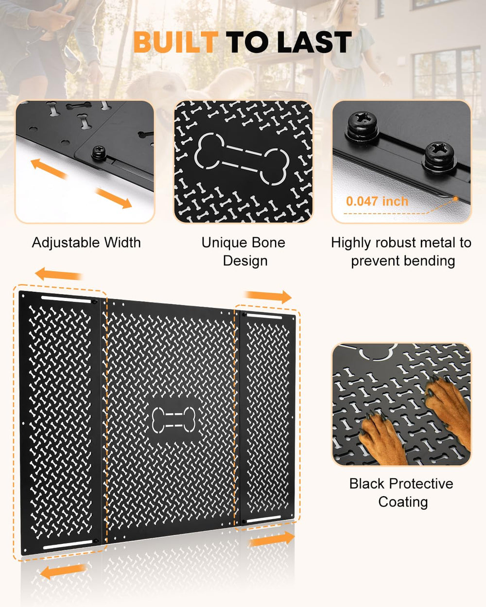 Kohree camper door protector with simple installation using included screws.