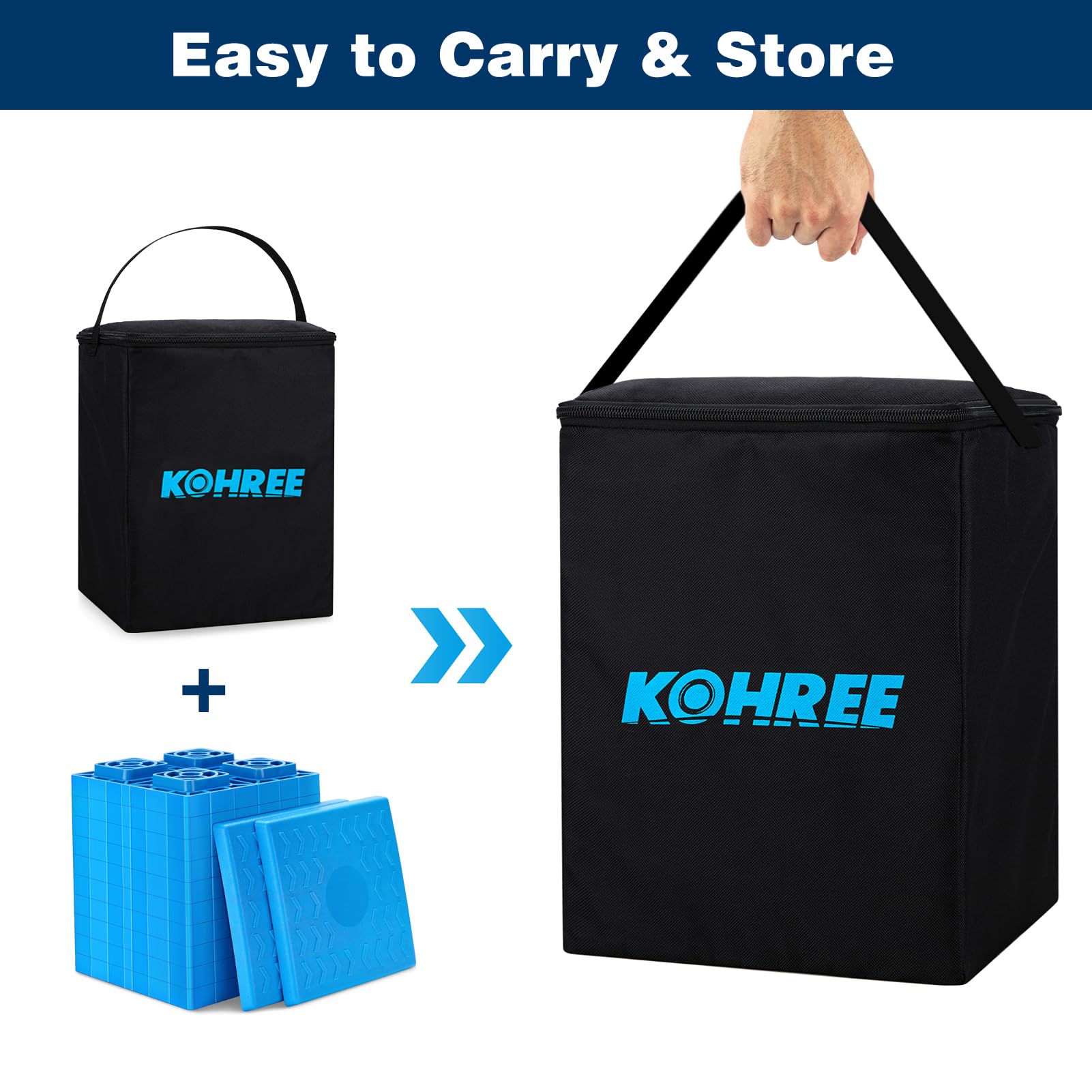 Kohree kit compatible with Kohree leveling blocks and jacks
