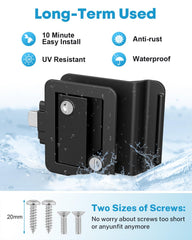 Kohree installation kit image shows screws and plates for quick setup.