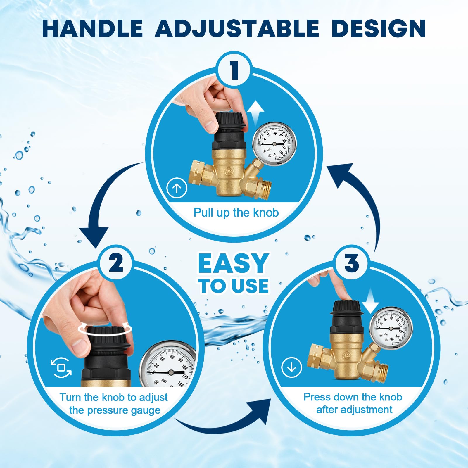 Kohree lead-free brass construction designed for rugged camping use