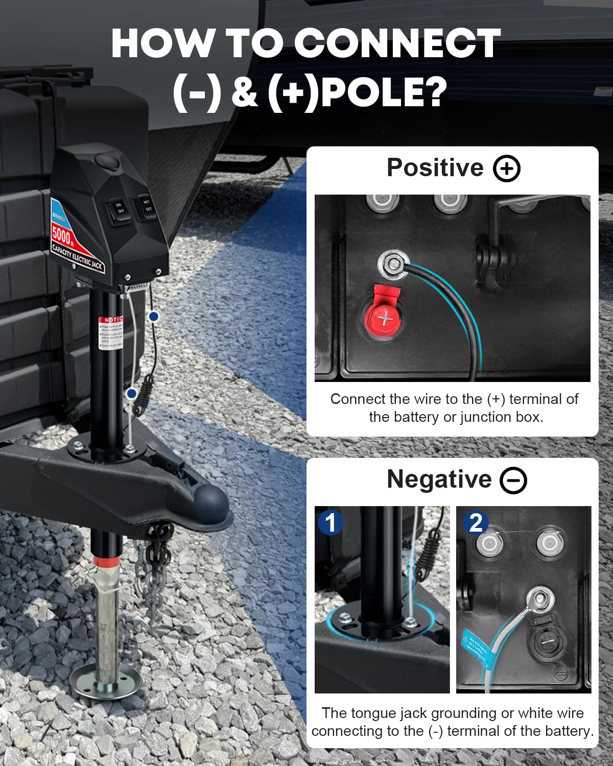 Kohree LED night illumination aids safe operation after dark.