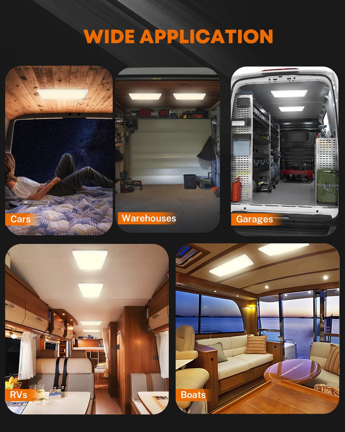 Kohree memory-function RV light preserves last setting for convenience.