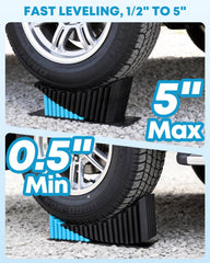 Kohree rubber mats offer grip around tires for safer campsite setup.