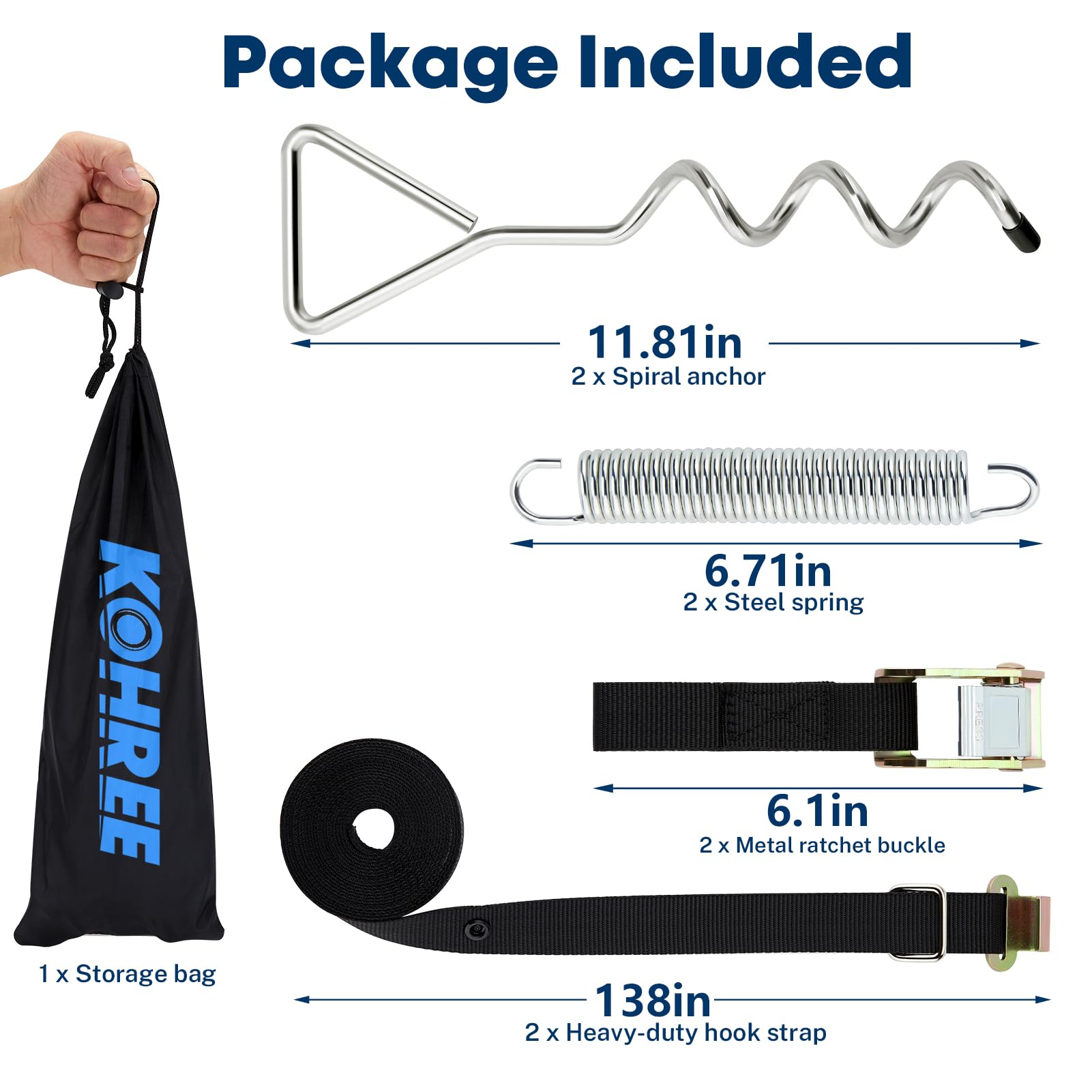 Kohree easy-installation design saves setup time at the campsite