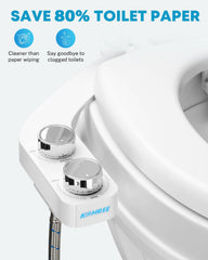 Kohree RV bidet brass T-adapter ensures durable water connections.