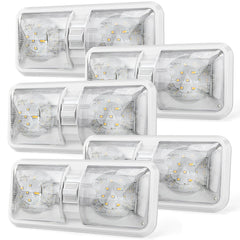 Kohree RV Lights interior double dome for trailers provides bright, efficient illumination.