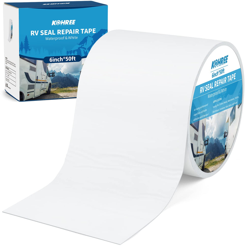 Kohree RV Sealant Tape on a white roll ready for roof sealing and weatherproofing.