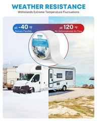 Kohree RV Sealant Tape adhesive close-up highlights strong, flexible bonding for repairs