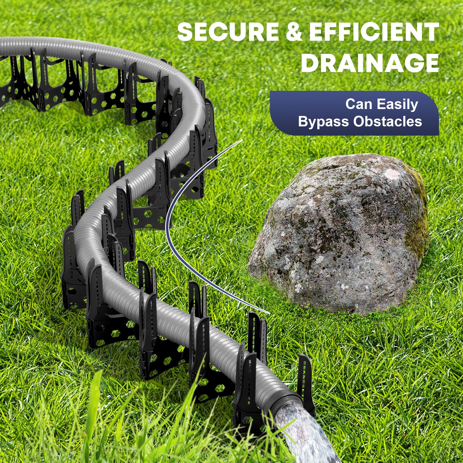 Kohree adjustable-height feature allows easy alignment around obstacles.