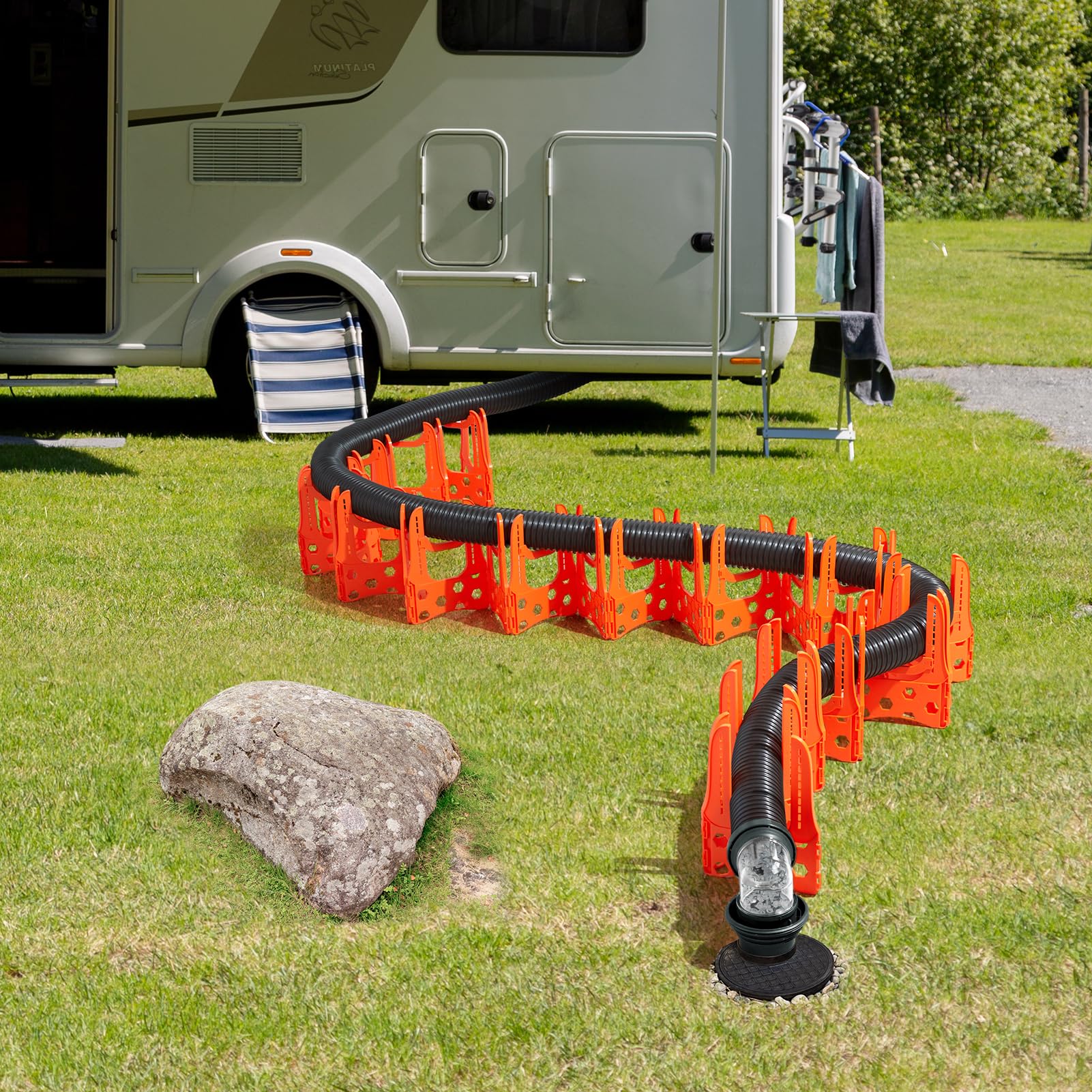 Kohree compatible with up to 20-foot hoses and 3-inch diameter hoses