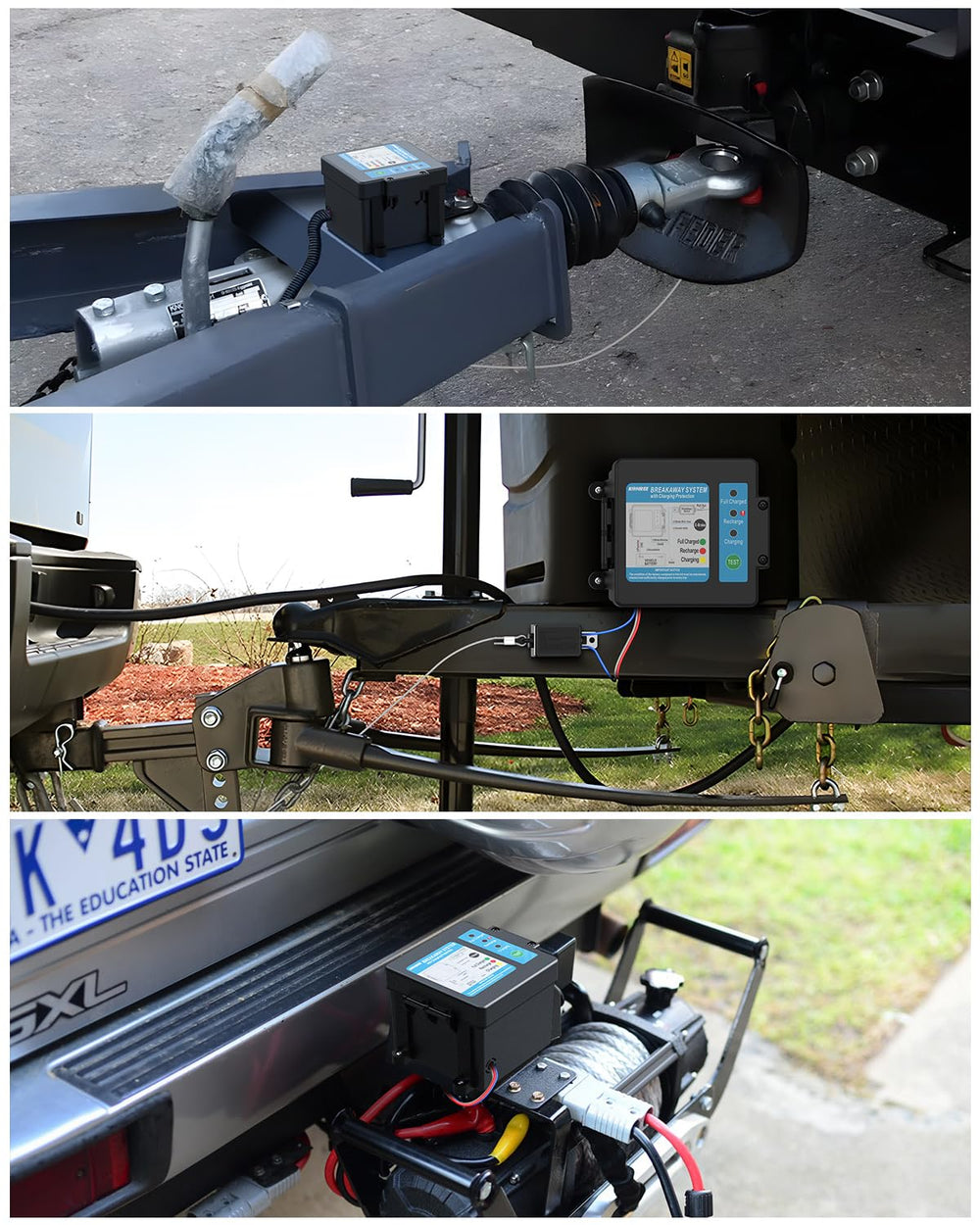 Kohree complete breakaway kit includes all components for quick setup.