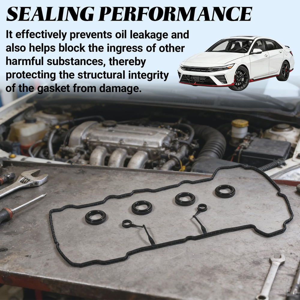 KoiLuvGo gasket kit made from oil-resistant rubber for durable sealing at high temps.
