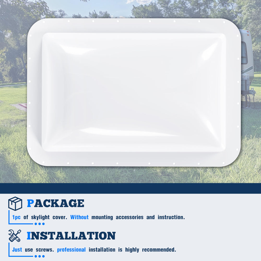 Kojem white skylight cover diffuses light for softer interiors.