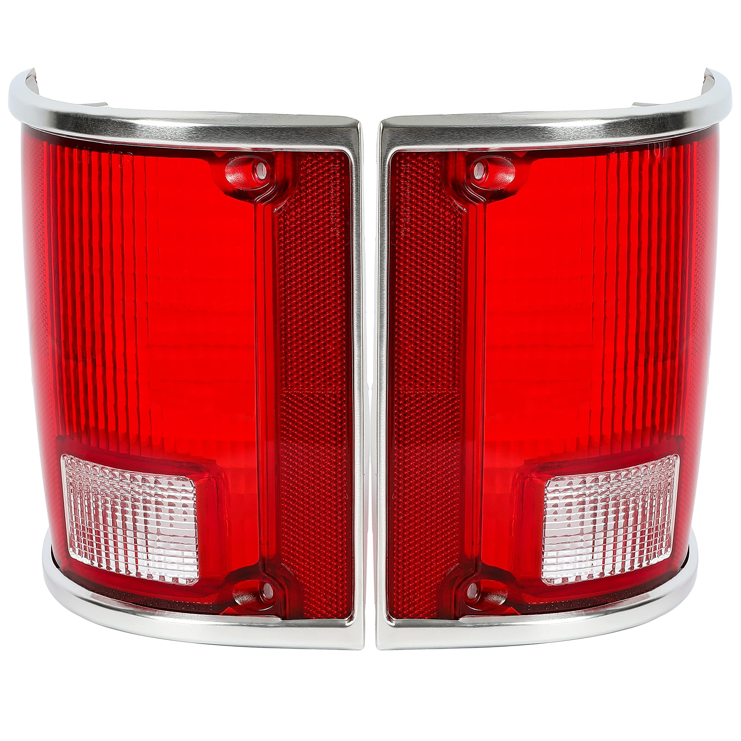 Kojem chrome housing with clear lens provides OE-like appearance and durable finish.