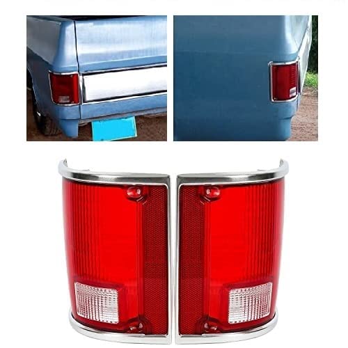 Kojem tail light lens left for 1973-1991 Chevy Blazer enhances fit and rear visibility.