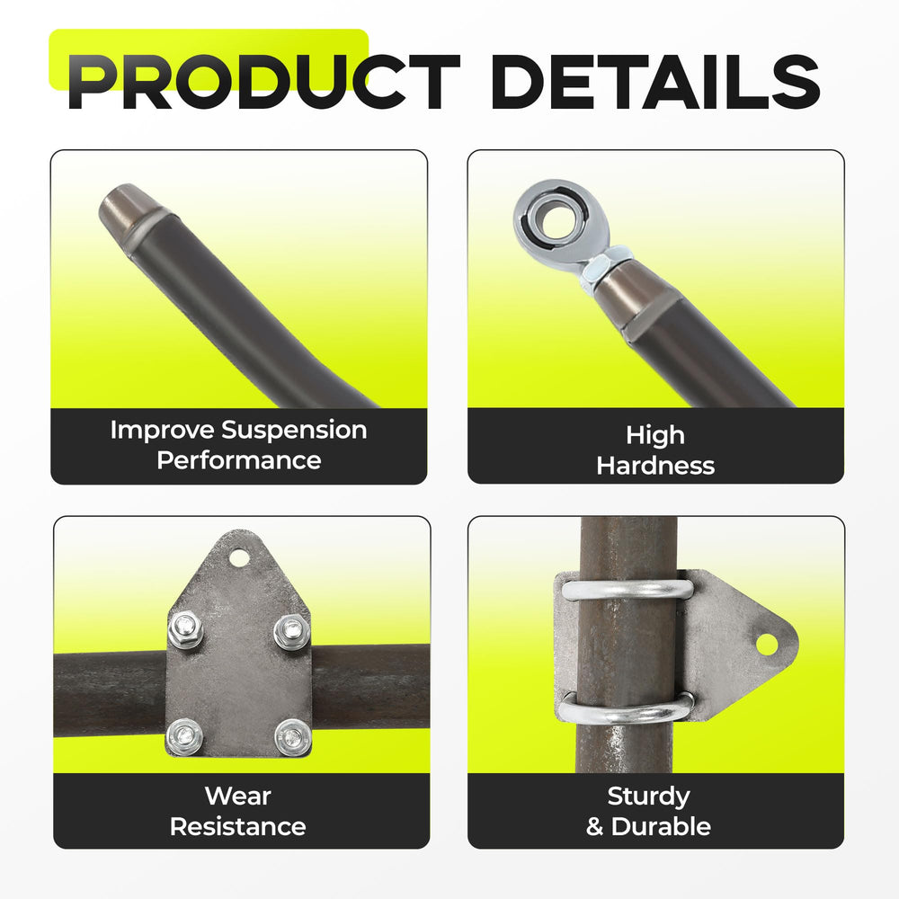 Kojem compatibility with Jeep XJ confirms precise steering bar fit.