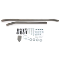 Kojem crossover steering kit: steering bars for Jeep XJ on rugged terrain.