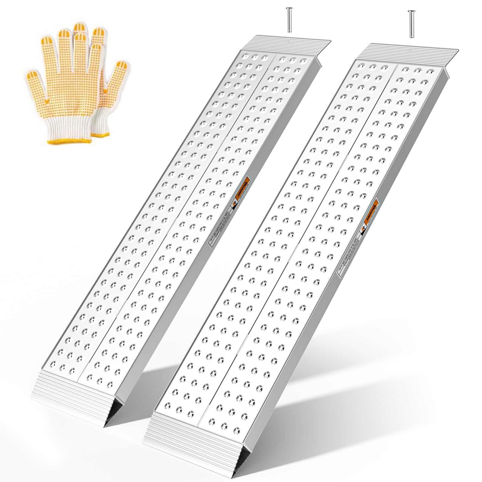 KOLOTOOL shed ramp 55in landing demonstrates a sturdy, safe loading solution for ATVs.