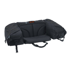 Kolpin Matrix Seat Bag front view with center cooler section for on-trail refreshments