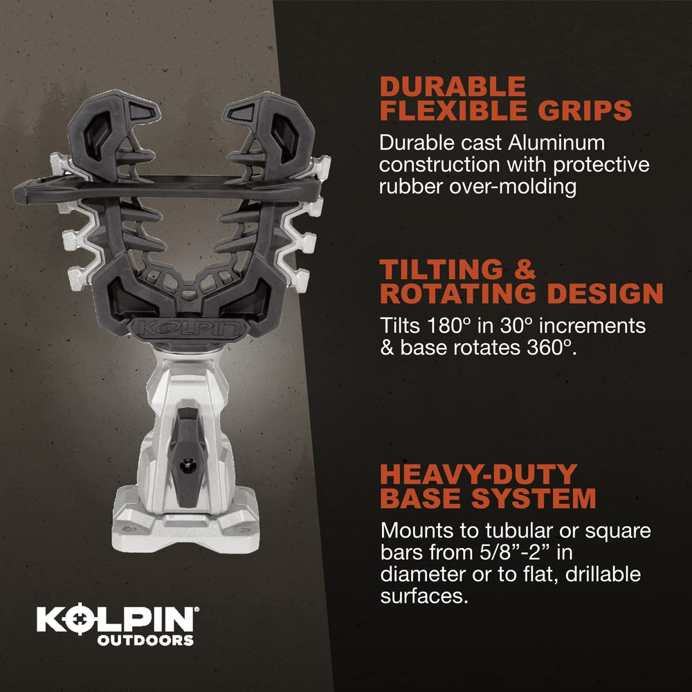 Kolpin Rhino Grip Pro rubber over-molded finish provides protective grip.