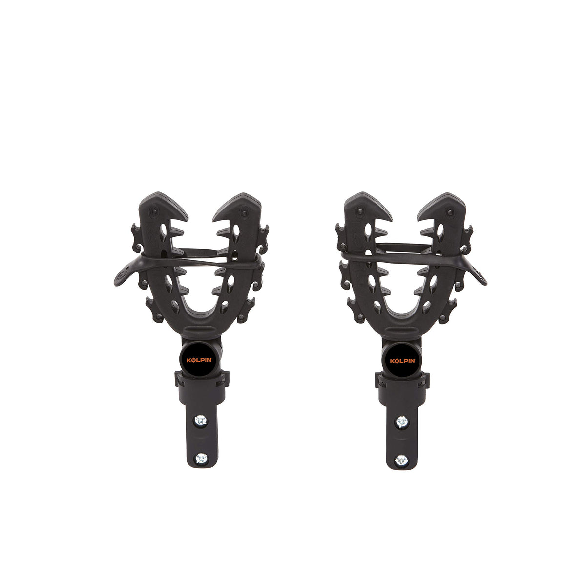 Kolpin Rhino Grip XL rack mount securing gear on ATV racks during rugged rides