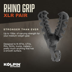 Kolpin Rhino Grip XLR Bar Mount with thumb-screw rotation for flexible positioning