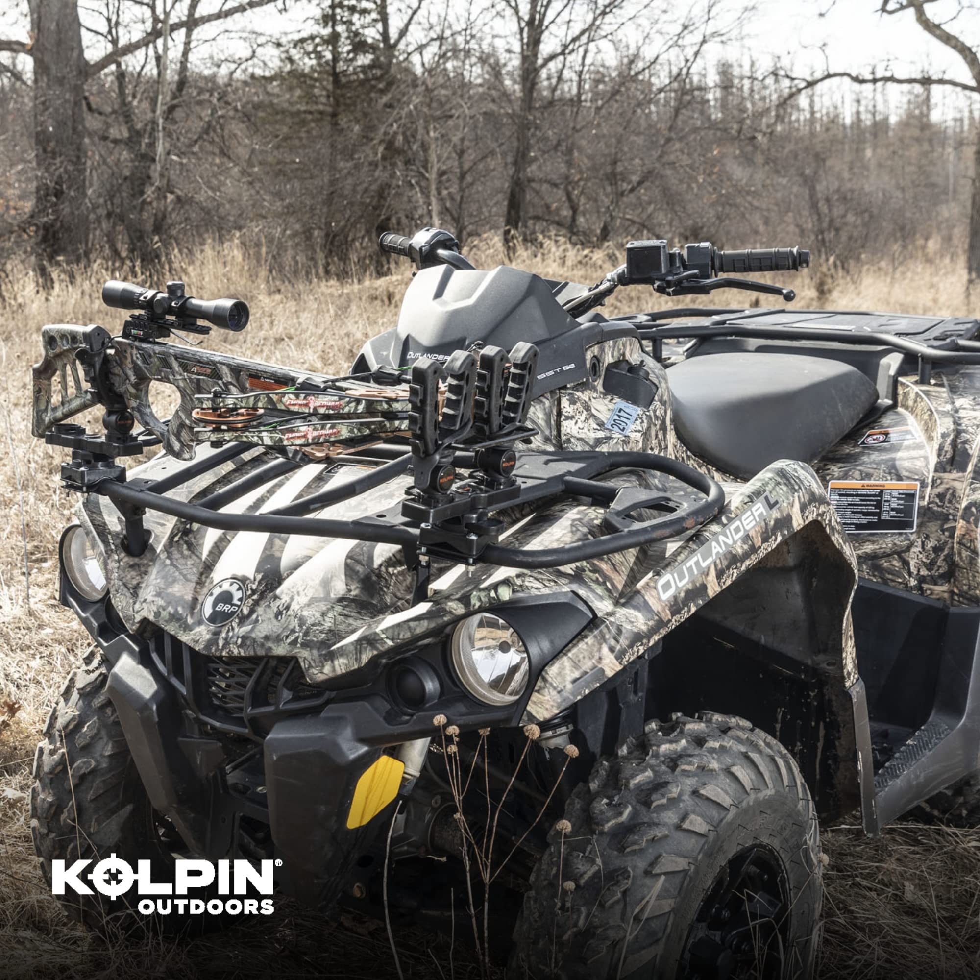 Kolpin Rhino XL features universal-fit mounting and included hardware.