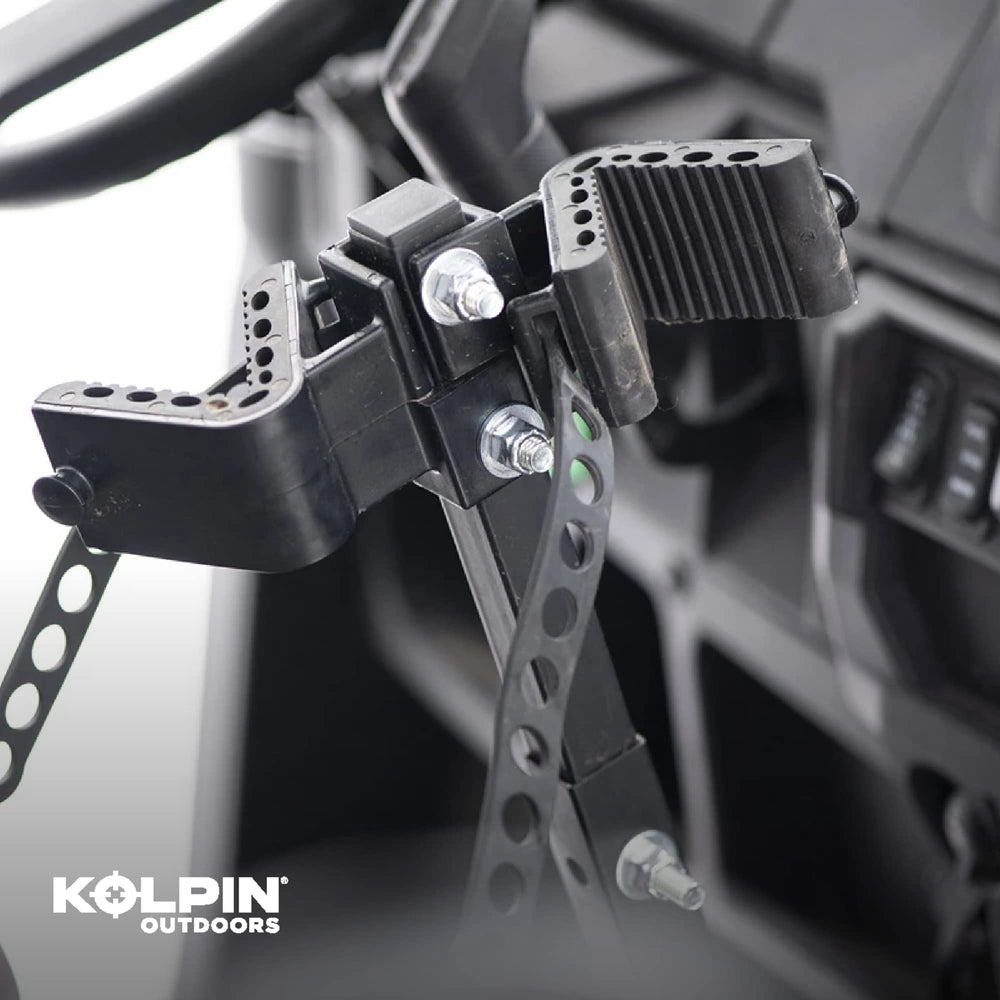 Kolpin base measures 5-1/4 W x 6 front-to-back.
