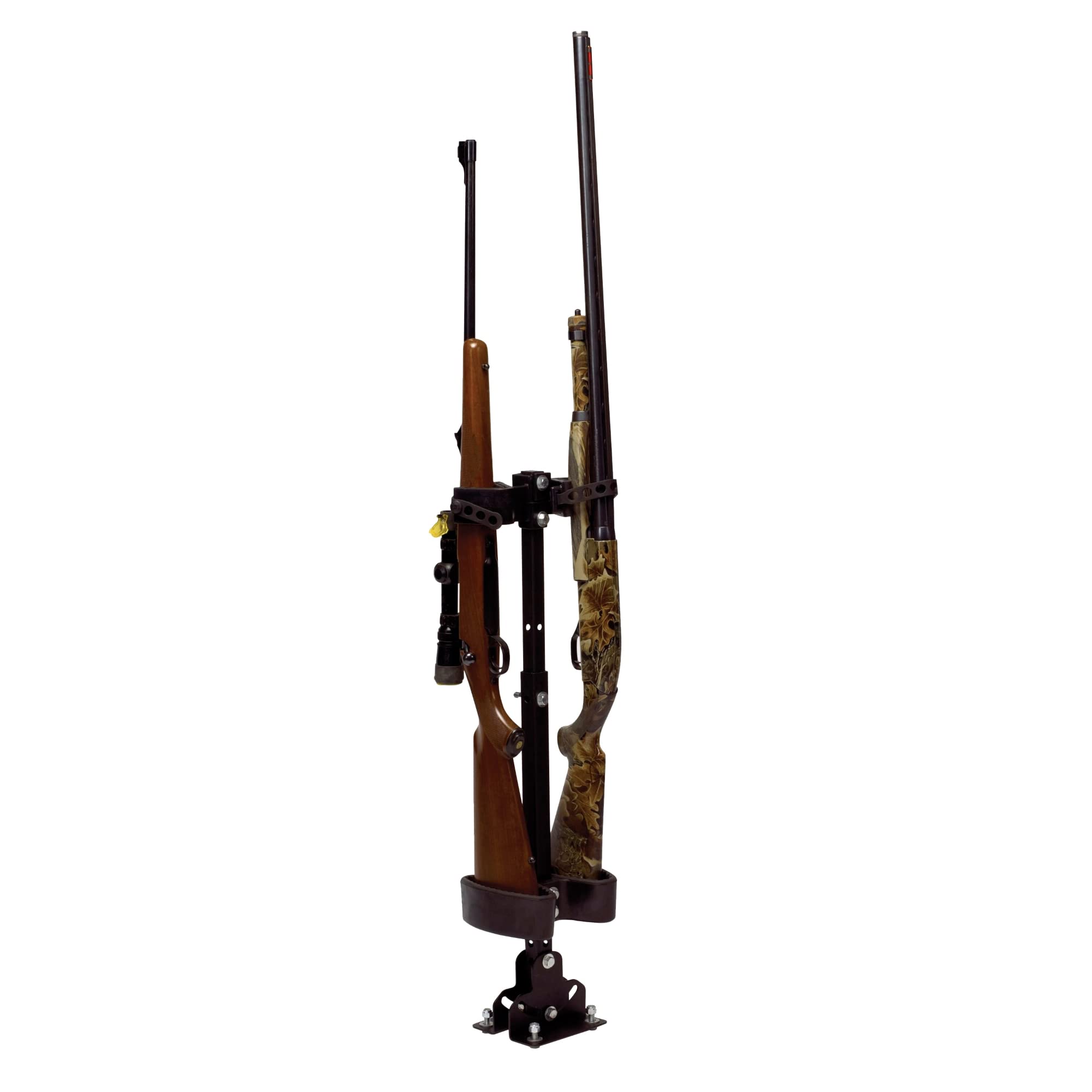 Kolpin UTV Gun Rack floor mount for secure firearm storage.