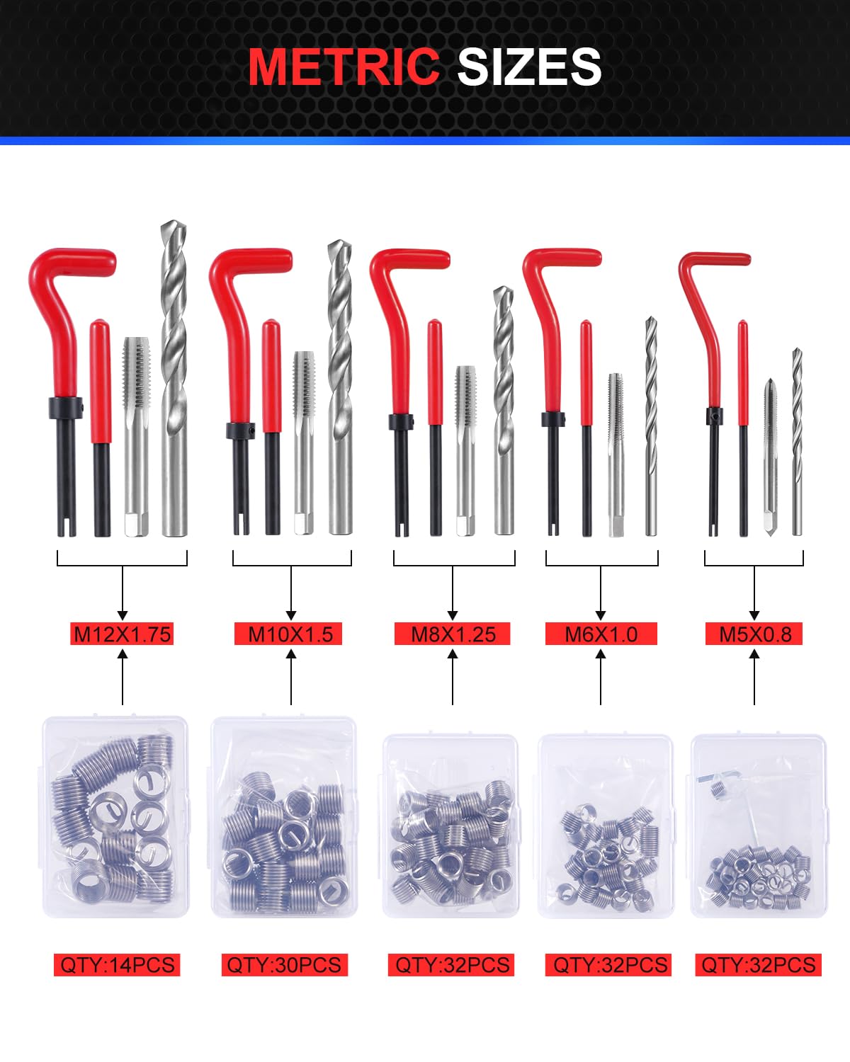 135-degree drill bits provide precise alignment for durable thread restoration