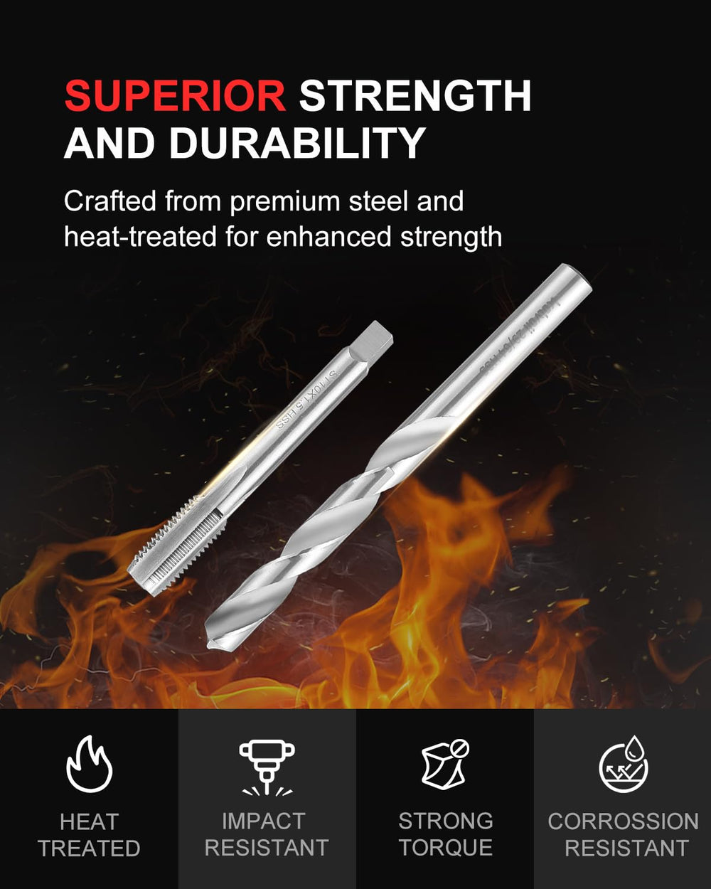 Kolvoii Helicoil 304 stainless inserts offer corrosion resistance for lasting repairs