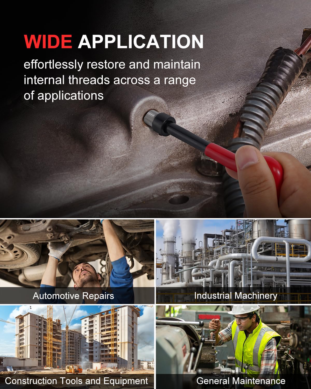 Installation tools aid effortless insert placement for consistent results